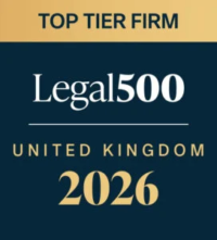 Legal 500 top tier logo 2026